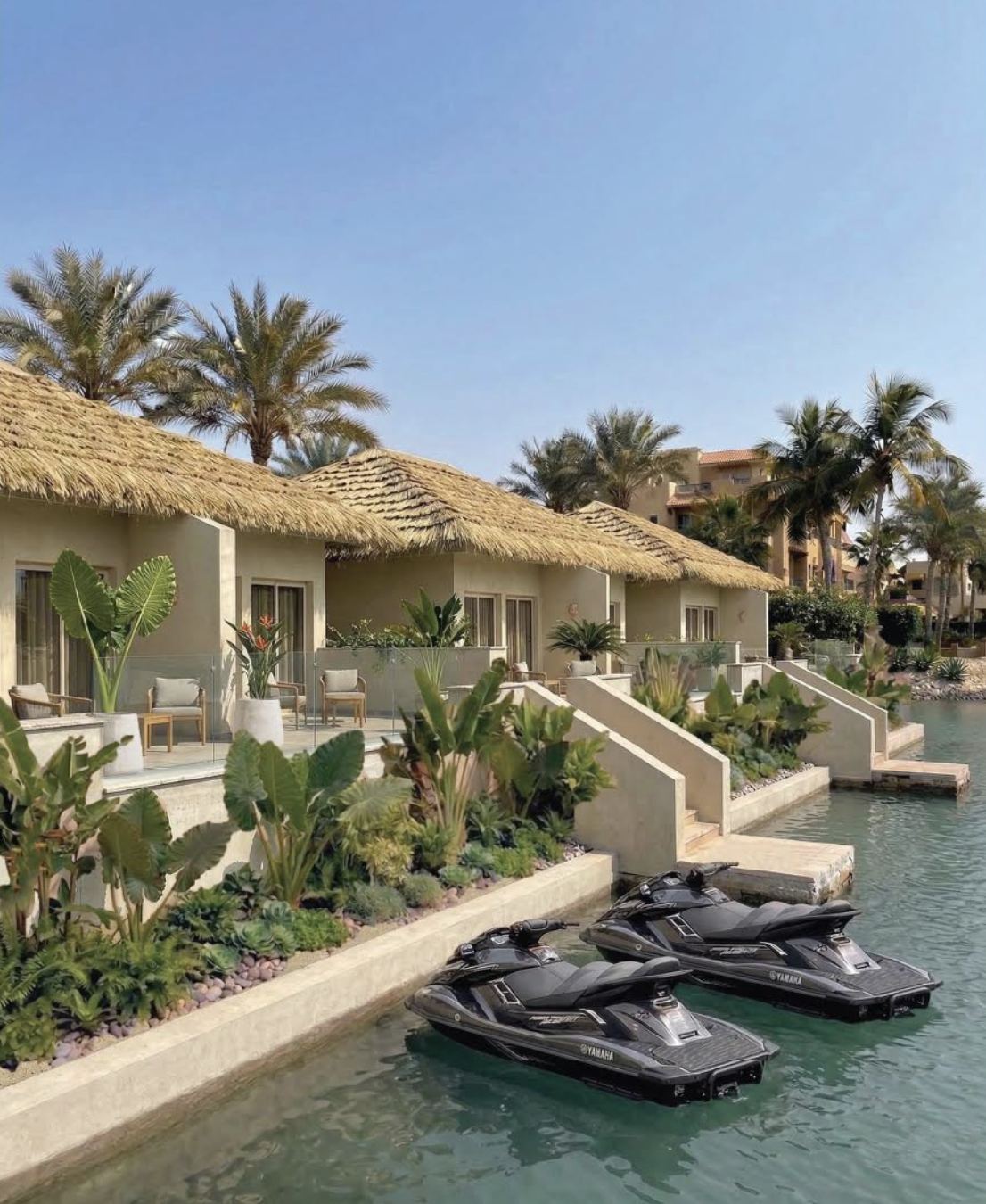 Waterfront bungalows